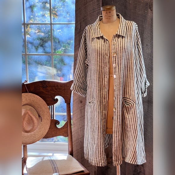 Linen jacket - Picture 2 of 9